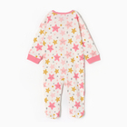 Комбинезон детский, цвет белый/звездочки, рост 68 - фото 23536069