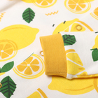 Комбинезон детский, цвет белый/лимоны, рост 62 - Фото 3