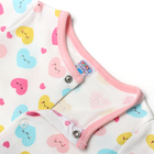 Комбинезон детский, цвет белый/сердечки, рост 80 10202061