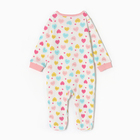 Комбинезон детский, цвет белый/сердечки, рост 80 10202061