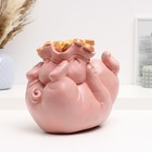 Копилка "Свинья с мешком монет" 35х30х20см - фото 23452564