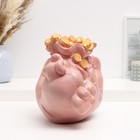 Копилка "Свинья с мешком монет" 35х30х20см - фото 23452565