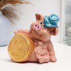 Копилка "Свин в шляпе с монетой" 14,5см - Фото 3