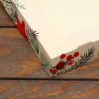 Коробка складная "Праздник", 20 х 20 х 4 см с окном - Фото 3