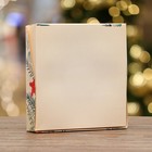 Коробка складная "Праздник", 20 х 20 х 4 см с окном - Фото 4