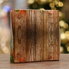 Коробка складная, подарочная новогодняя с окном «С Новым годом», 20×20×4 см - Фото 4