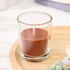 Ароматическая свеча в стакане 5×6 см, кофе - Фото 2