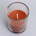 Свеча  ароматическая в стекле 5х6см, Шоколад - Фото 5