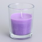 Свеча  ароматическая в стекле 5х6см, Лаванда и ментол - Фото 4