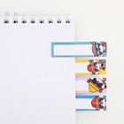 Набор стикера-закладки и ручка «Сегодня я енот», 20 л в блоке - фото 23444548