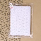 Кружево вязаное, 40 мм, 10±1 м, белое - Фото 4