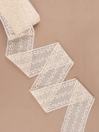 Кружево вязаное, 115 мм × 10 ± 1 м, цвет бежевый - Фото 2