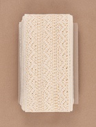 Кружево вязаное, 115 мм × 10 ± 1 м, цвет бежевый - Фото 4