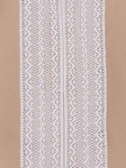 Кружево вязаное, 115 мм × 10 ± 1 м, цвет белый - Фото 3