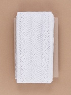 Кружево вязаное, 115 мм × 10 ± 1 м, цвет белый - Фото 4