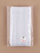 Кружево вязаное, 115 мм × 10 ± 1 м, цвет белый - Фото 5