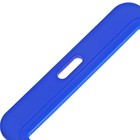 Бейдж горизонтальный, внешний 100 х 78 мм, внутренний 85х54 мм, синий - Фото 2