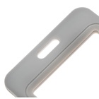 Бейдж вертикальный, внешний 110х70 мм, внутренний 85х54 мм, серый (10 шт) - фото 809443845