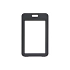 Бейдж вертикальный, внешний размер 110×70 мм, внутренний размер 85×54 мм, чёрный  (артикул 9933351)  большой выбор товаров оптом и в розницу по низким ценам с доставкой