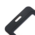 Бейдж вертикальный, внешний размер 110×70 мм, внутренний размер 85×54 мм, чёрный  (артикул 9933351)  большой выбор товаров оптом и в розницу по низким ценам с доставкой