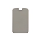 Бейдж вертикальный, внешний размер 110×70 мм, внутренний размер 83×52 мм, силиконовый, серый - Фото 4