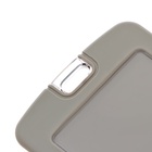 Бейдж вертикальный, внешний размер 110×70 мм, внутренний размер 83×52 мм, силиконовый, серый - Фото 5