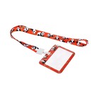 Бейдж горизонтальный, внешний, 100 х 80мм, внутренний 52 х 82мм, лента 42 см, Панда - фото 23481703