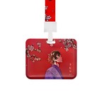 Бейдж горизонтальный, внешний размер 100×80 мм, внутренний размер 52×82 мм, на ленте 42 см, «Аниме» - Фото 2