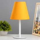 Лампа настольная Jack 1х15Вт Е14 белый/апельсин 18х18х32см RISALUX - Фото 1