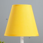 Лампа настольная Jack 1х15Вт Е27 белый/лимон 18х18х32см RISALUX - фото 23460477