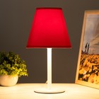 Лампа настольная Jack 1х15Вт Е14 белый/красный 18х18х32см RISALUX - фото 23460481