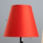 Лампа настольная Jack 1х15Вт Е14 черный/красный 18х18х32см RISALUX - Фото 4