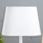 Лампа настольная Harry 1х15Вт Е14 белый/бежевый 20х10х26,5см RISALUX - фото 23460501