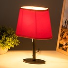 Лампа настольная Harry 1х15Вт Е14 черный/красный 20х10х26,5см RISALUX - фото 23460513