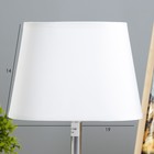 Лампа настольная Harry 1х15Вт Е14 серебро/белый 20х10х26,5см RISALUX 10202455