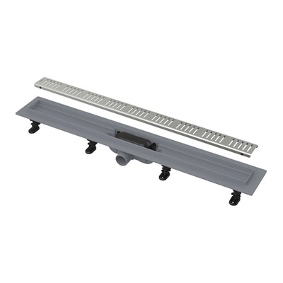 Трап Alcadrain EKO AG100401650, с порогами для перфорированной решетки, 650 мм