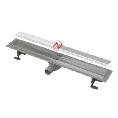 Трап Alcadrain Fit&Go APZ13-DOUBLE9-550, с двухсторонней решеткой, 550 мм