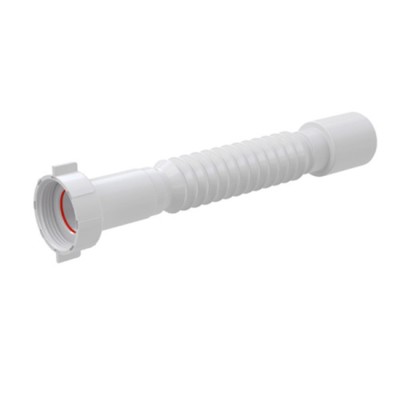 Гибкое соединение Alcadrain A730, d=5/4"х 40 мм, пластик, 350-790 мм