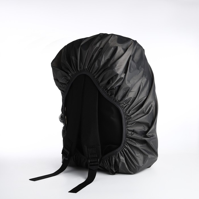 Чехол на рюкзак 60 л, со светоотражающей полосой, цвет серый - фото 1906530822