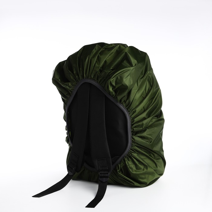 Чехол на рюкзак 45 л, со светоотражающей полосой, цвет зелёный - фото 1906530834