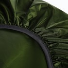 Чехол на рюкзак 45 л, со светоотражающей полосой, цвет зелёный - фото 8584514