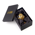 Бокал для коньяка «Герб», 550 мл, подарочная коробка, стекло, золотистый - Фото 4