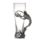 Пивной бокал «Рак», стекло, прозрачный - Фото 2