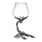 Бокал для коньяка «Скорпион», 550 мл, стекло, серебристый - Фото 2