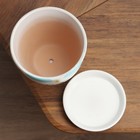 Горшок цветочный "Лучший друг" белый, 2,4 л - фото 23460620