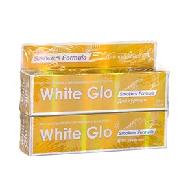 Зубная паста White glo отбеливающая, для курящих, 24 мл * 2 шт. 10249683