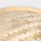 Пароварка Доляна «Восточная кухня», 2 яруса, d=24 см, бамбук - Фото 4