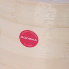 Пароварка Доляна «Восточная кухня», 2 яруса, d=24 см, бамбук - Фото 7