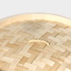 Пароварка Доляна «Восточная кухня», 3 этажа, d=24 см, бамбук - Фото 4