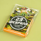 Шоколад молочный «23 февраля» в формовом письме, 50 г. - фото 23495084